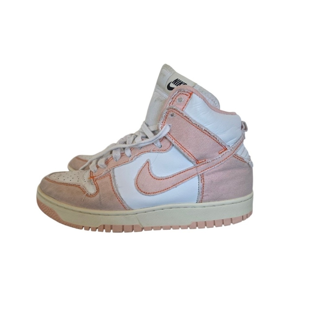 Nike Womens Dunk HI 1985 Retro White Arctic Orange Sail Canvas Shoes Sz 6.5